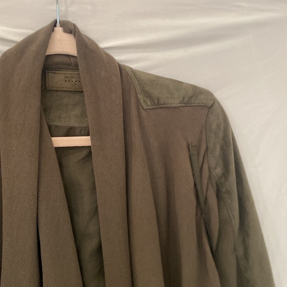 BlankNYC Drape Waterfall Moto Jacket. Sz: XS - Picture 3 of 6